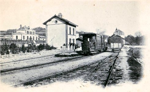 BOURDIER - MAULE - La gare du Chemin de fer et du Tramway photo