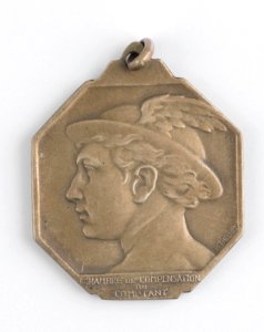 Bourse de Bruxelles - Banque Nationale, medal by Pierre Theunis, Belgium, (1938), Coins and Medals Department of the Royal Library of Belgium, 2N260-13 (recto)
