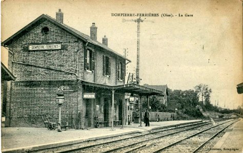 Boursez - DOMPIERRE-FERRIERES - La gare photo