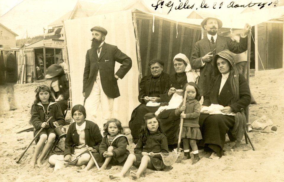 Boutain portrait famille plage