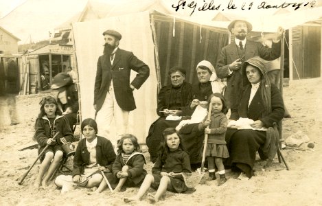 Boutain portrait famille plage