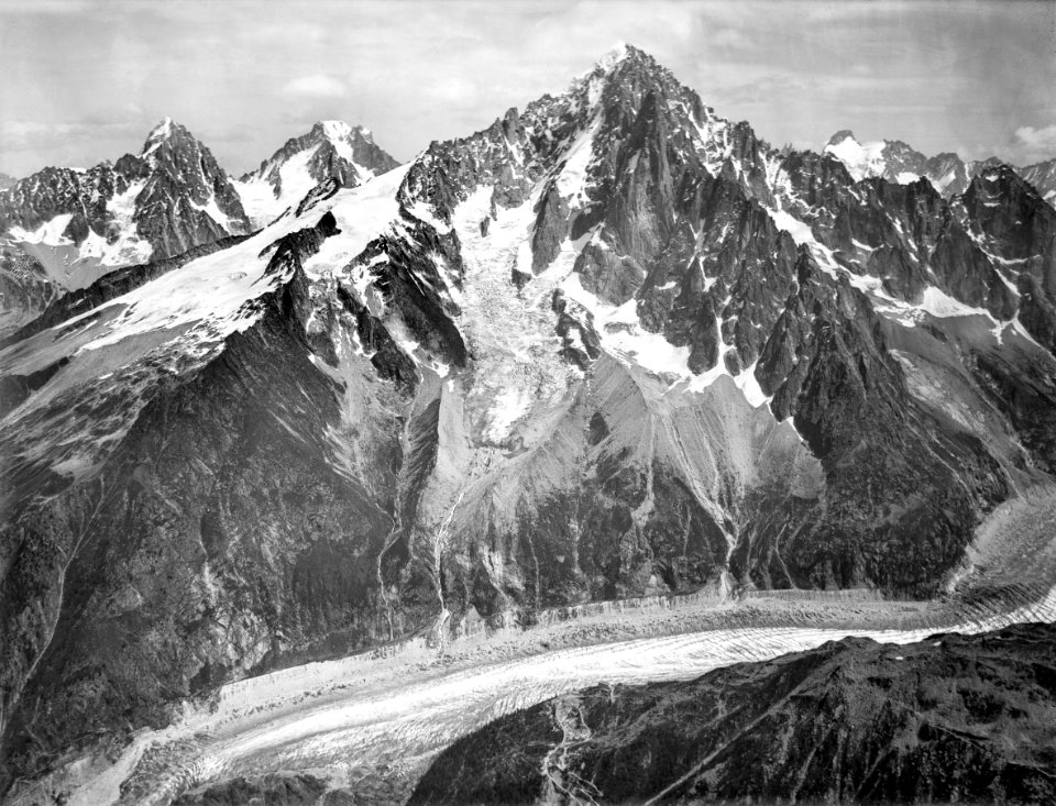 CH-NB - Aiguille Verte (Montblanc) - Eduard Spelterini - EAD-WEHR-32090-B