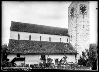 CH-NB - Amsoldingen, Kirche, vue partielle extérieure - Collection Max van Berchem - EAD-6651