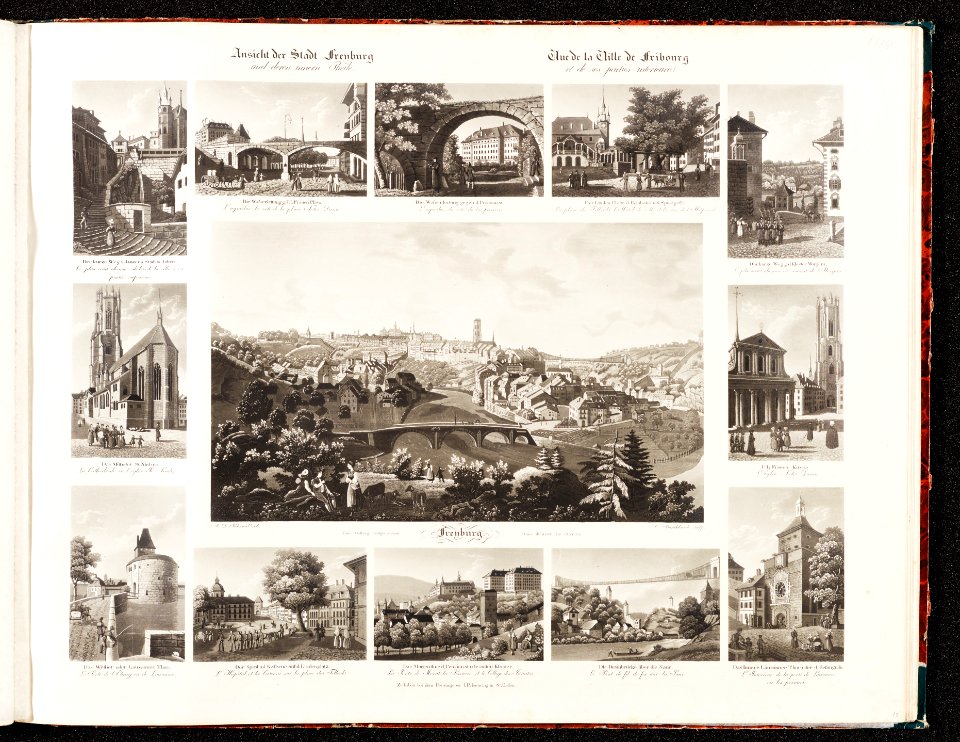 CH-NB - Ansicht der Stadt Freyburg und deren innern Theile = Vue de la Ville de Fribourg et de ses parties intérieures - Collection Gugelmann - GS-GUGE-83-25
