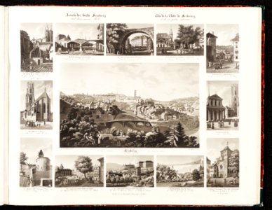 CH-NB - Ansicht der Stadt Freyburg und deren innern Theile = Vue de la Ville de Fribourg et de ses parties intérieures - Collection Gugelmann - GS-GUGE-83-25