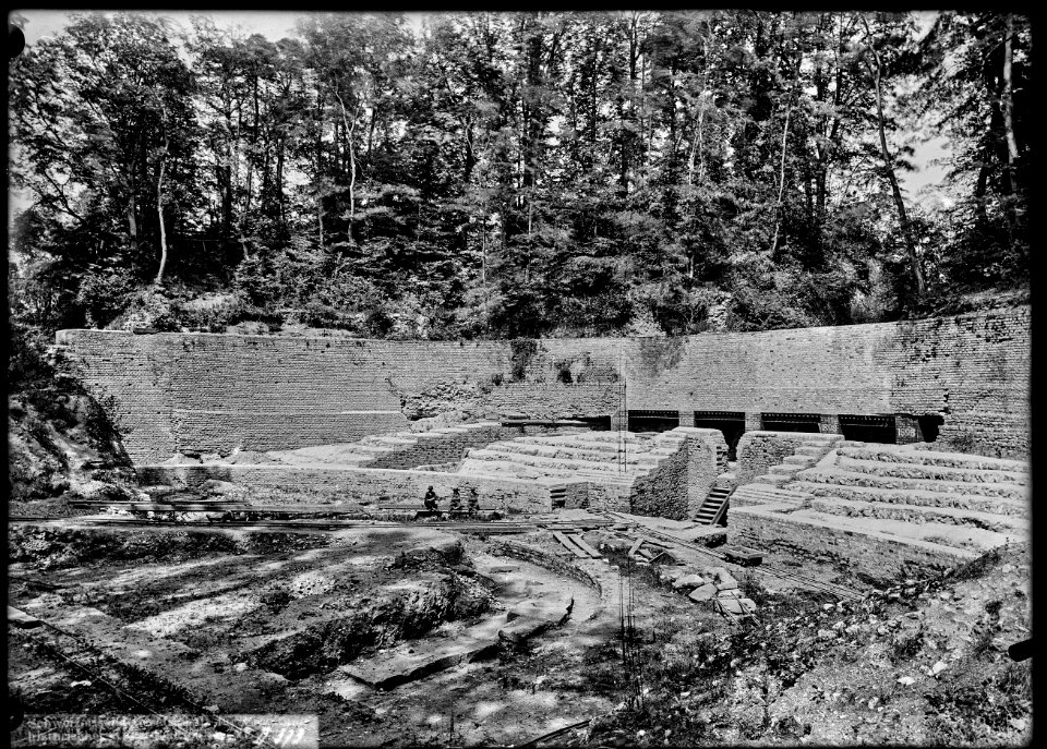 CH-NB - Augst, Römisches Theater, vue partielle - Collection Max van Berchem - EAD-6960