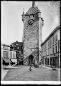 CH-NB - Baden, Turm, vue partielle - Collection Max van Berchem - EAD-7067