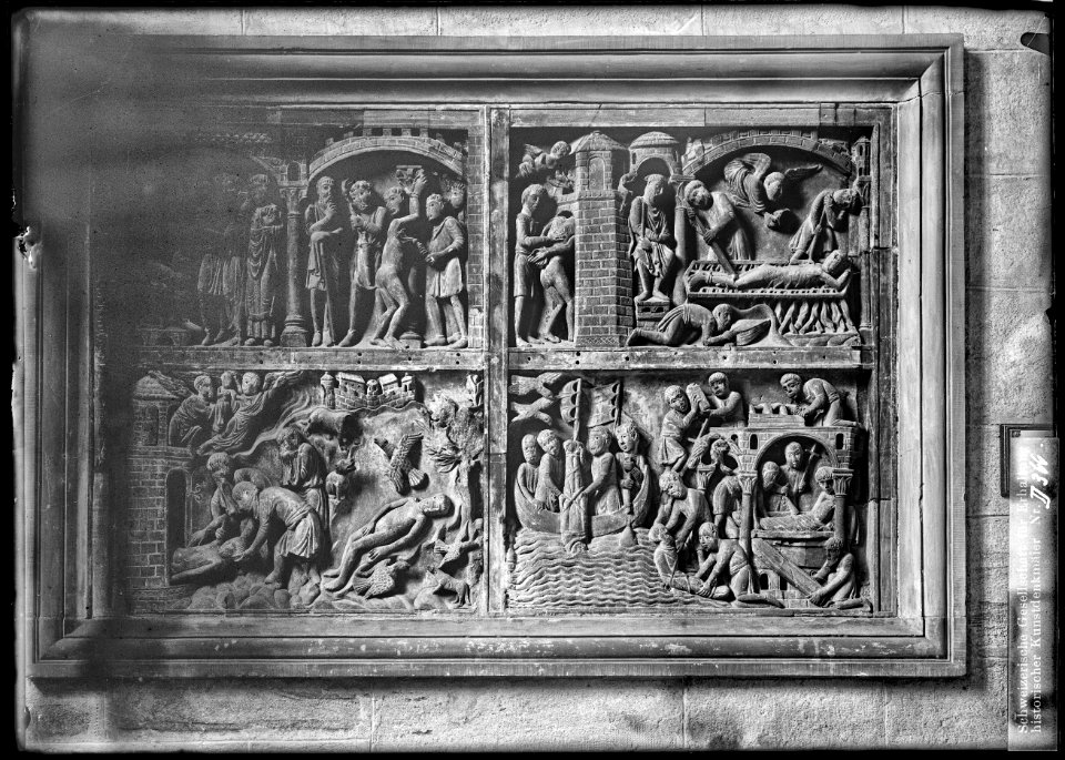 CH-NB - Basel, Münster, Vincentiustafel, vue d'ensemble - Collection Max van Berchem - EAD-6953