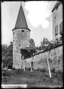 CH-NB - Avenches, Château, Tour, vue partielle - Collection Max van Berchem - EAD-7170