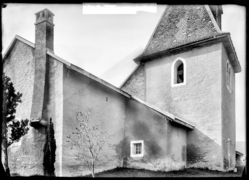 CH-NB - Bassins, Église, vue partielle - Collection Max van Berchem - EAD-7220