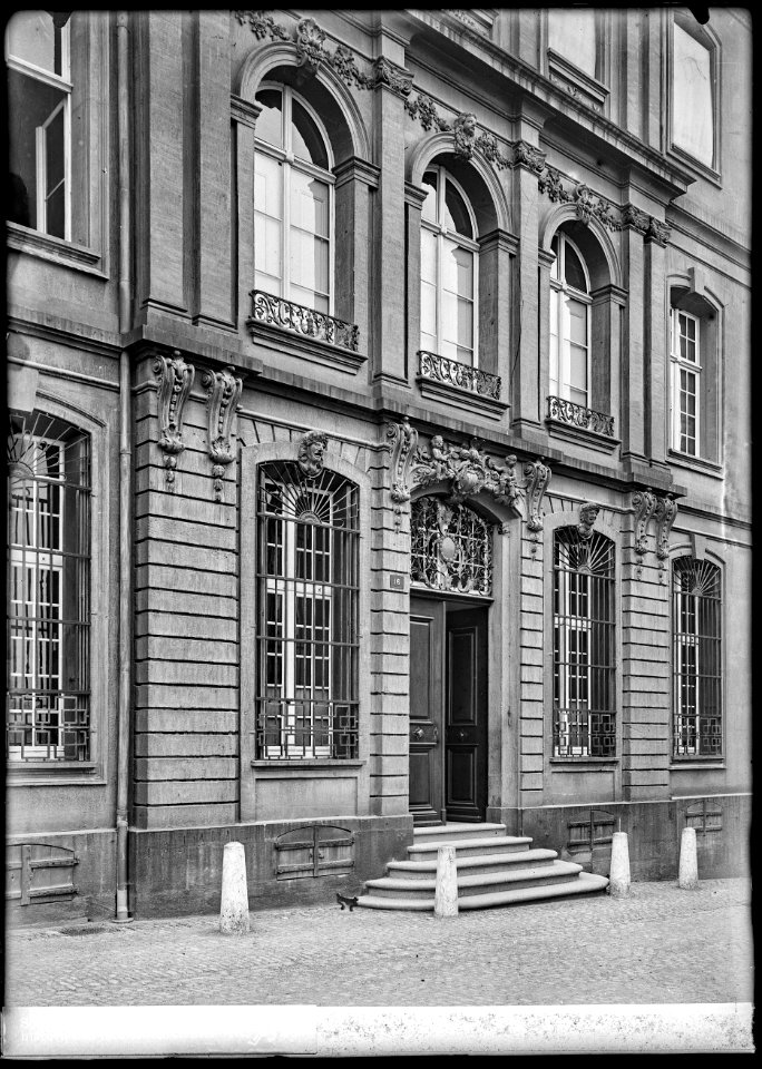 CH-NB - Basel, Blaues Haus, Fassade, vue partielle - Collection Max van Berchem - EAD-6955