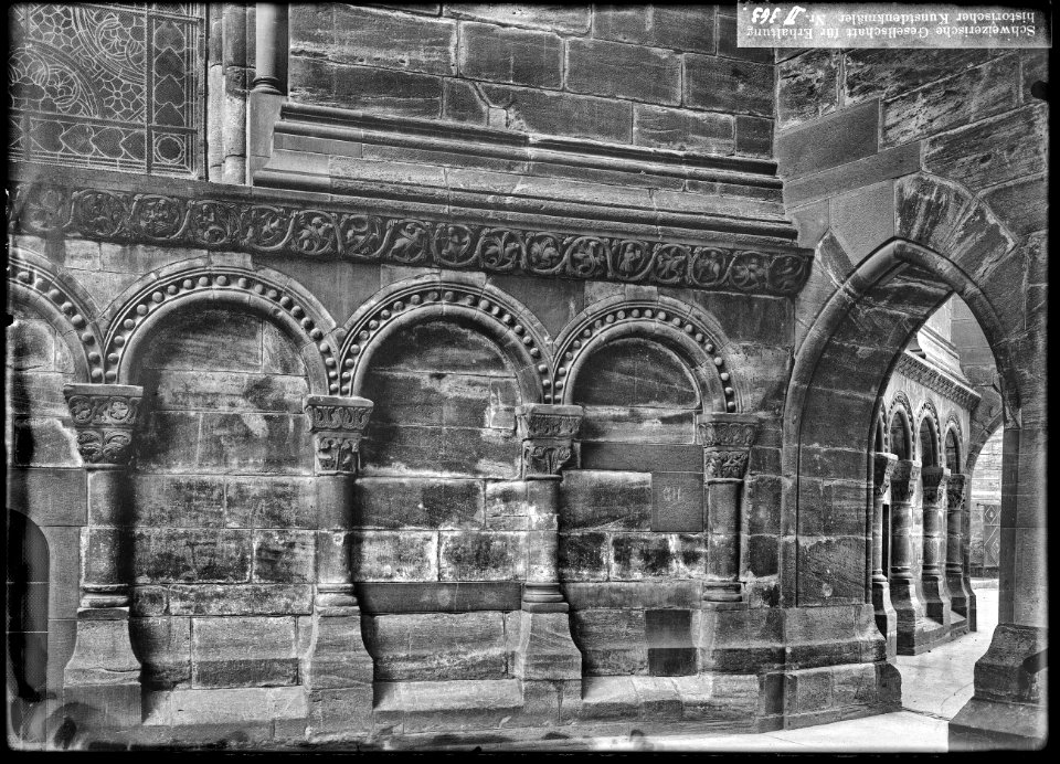CH-NB - Basel, Münster, Chor, vue partielle extérieure - Collection Max van Berchem - EAD-6950