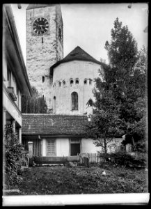 CH-NB - Amsoldingen, Kirche, vue partielle extérieure - Collection Max van Berchem - EAD-6650