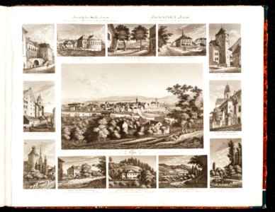 CH-NB - Ansicht der Stadt Aarau deren innern Theile und nähern Umgebungen = Vue de la Ville d'Aarau et de son interieur et de ses environs - Collection Gugelmann - GS-GUGE-83-41