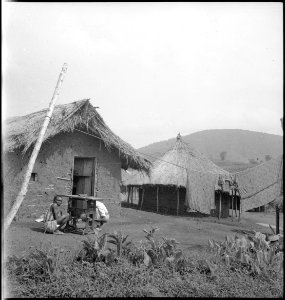 CH-NB - Belgisch-Kongo, Butembo- Dorfansicht - Annemarie Schwarzenbach - SLA-Schwarzenbach-A-5-25-186