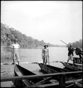 CH-NB - Belgisch-Kongo, Fluss Mongala- Alltagsszene - Annemarie Schwarzenbach - SLA-Schwarzenbach-A-5-25-073