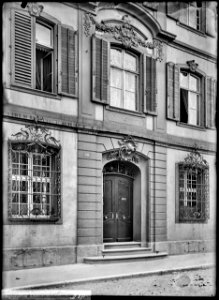 CH-NB - Basel, Haus zum Delphin, Fassade, vue partielle - Collection Max van Berchem - EAD-6958