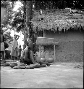 CH-NB - Belgisch-Kongo, Route Royale Congo-Nil- Alltagsszene - Annemarie Schwarzenbach - SLA-Schwarzenbach-A-5-25-118
