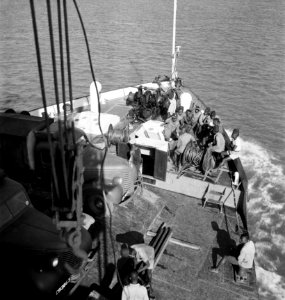 CH-NB - Belgisch-Kongo, Fluss Kongo- Vorderdeck - Annemarie Schwarzenbach - SLA-Schwarzenbach-A-5-25-245