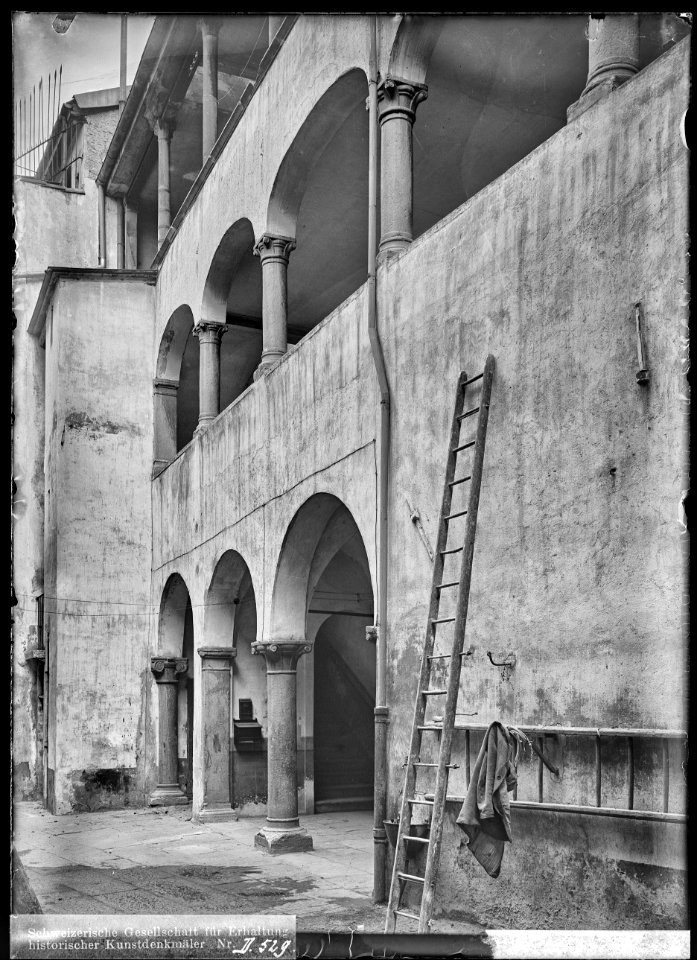 CH-NB - Bellinzona, Casa, vue partielle extérieure - Collection Max van Berchem - EAD-7116