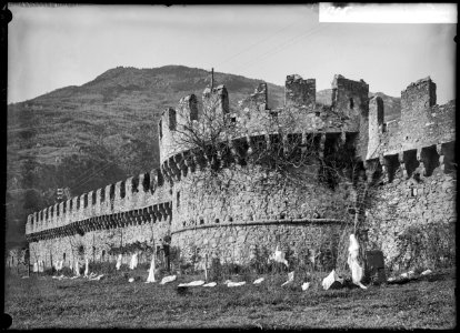 CH-NB - Bellinzona, Mura cittadine, vue partielle - Collection Max van Berchem - EAD-7108