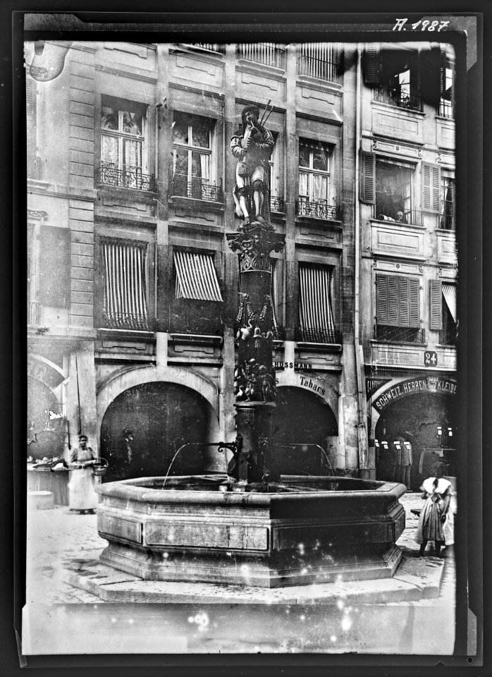 CH-NB - Bern, Pfeiferbrunnen, vue d'ensemble - Collection Max van Berchem - EAD-6600