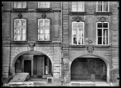 CH-NB - Bern, Wohnhaus, vue partielle extérieure - Collection Max van Berchem - EAD-6613