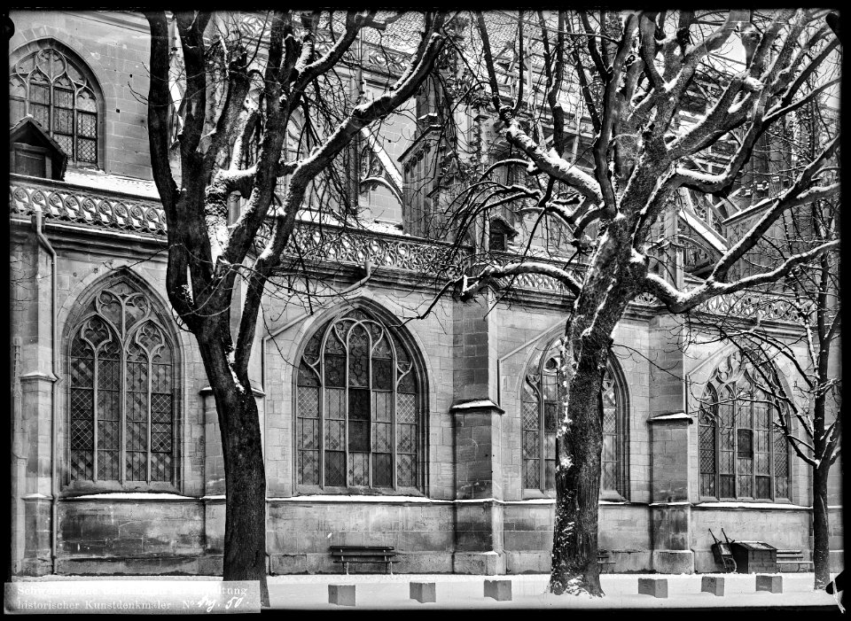CH-NB - Bern, Münster, vue partielle extérieure - Collection Max van Berchem - EAD-6630