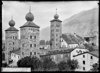 CH-NB - Brig, Stockalperschloss, vue d'ensemble - Collection Max van Berchem - EAD-7591