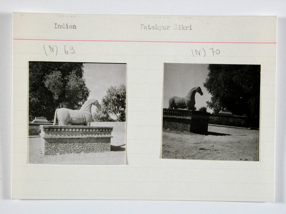 CH-NB - Britisch-Indien, Agra- Statue - Annemarie Schwarzenbach - SLA-Schwarzenbach-A-5-22-093