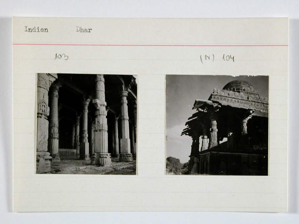 CH-NB - Britisch-Indien, Dhar- Lat Masjid (Pillar Mosque) - Annemarie Schwarzenbach - SLA-Schwarzenbach-A-5-22-135