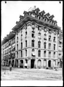 CH-NB - Bern, Haus, vue partielle extérieure - Collection Max van Berchem - EAD-6639