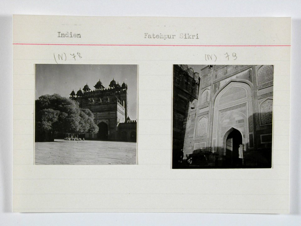 CH-NB - Britisch-Indien, Fatehpur Sikri- Palast - Agra- Red Fort - Annemarie Schwarzenbach - SLA-Schwarzenbach-A-5-22-105