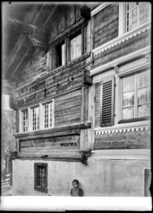 CH-NB - Bönigen, Haus, vue partielle extérieure - Collection Max van Berchem - EAD-6657