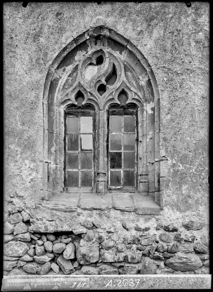 CH-NB - Bursins, Église, Fenêtre, vue d'ensemble - Collection Max van Berchem - EAD-7202