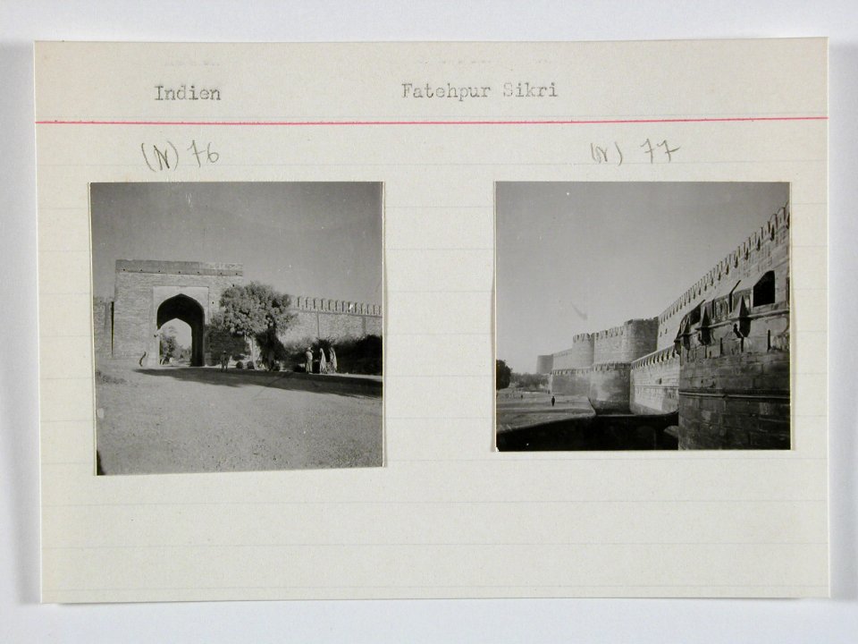 CH-NB - Britisch-Indien, Fatehpur Sikri- Agra Gate - Agra- Red Fort - Annemarie Schwarzenbach - SLA-Schwarzenbach-A-5-22-101