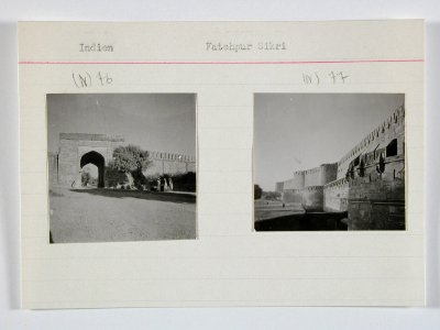 CH-NB - Britisch-Indien, Fatehpur Sikri- Agra Gate - Agra- Red Fort - Annemarie Schwarzenbach - SLA-Schwarzenbach-A-5-22-101 photo
