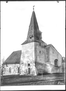 CH-NB - Chavornay, Église, Façade, vue partielle - Collection Max van Berchem - EAD-9400