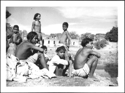 CH-NB - Britisch-Indien, Mandu (Mandav)- Menschen - Annemarie Schwarzenbach - SLA-Schwarzenbach-A-5-23-018