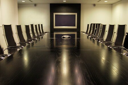 Brown meeting brown room brown conference