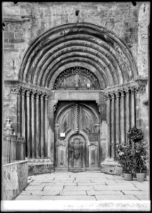 CH-NB - Chur, Kathedrale, Portal, vue d'ensemble - Collection Max van Berchem - EAD-7010