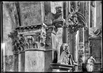 CH-NB - Chur, Kathedrale, vue partielle intérieure - Collection Max van Berchem - EAD-7014