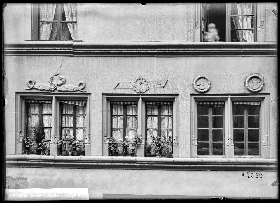 CH-NB - Burgdorf, Haus, vue partielle extérieure - Collection Max van Berchem - EAD-6663