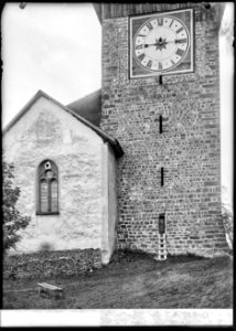CH-NB - Château-d'Oex, Église Saint-Donat, vue partielle extérieure - Collection Max van Berchem - EAD-7243