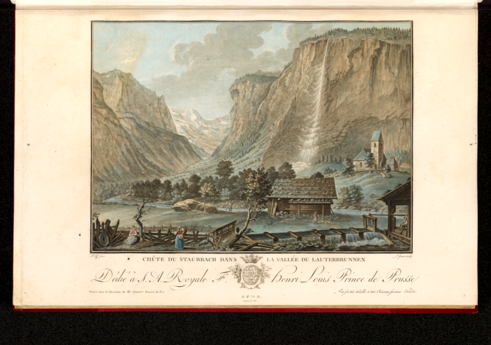 CH-NB - Chûte du Staubbach dans la vallée du Lauterbrunnen - Collection Gugelmann - GS-GUGE-219-39