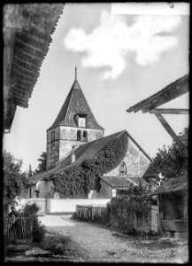 CH-NB - Commugny, Église Saint-Christophe, vue partielle - Collection Max van Berchem - EAD-7211