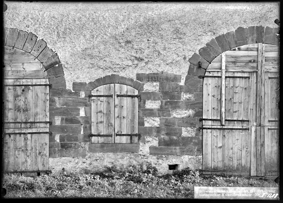 CH-NB - Coppet, Ferme, Façade, vue partielle - Collection Max van Berchem - EAD-8738