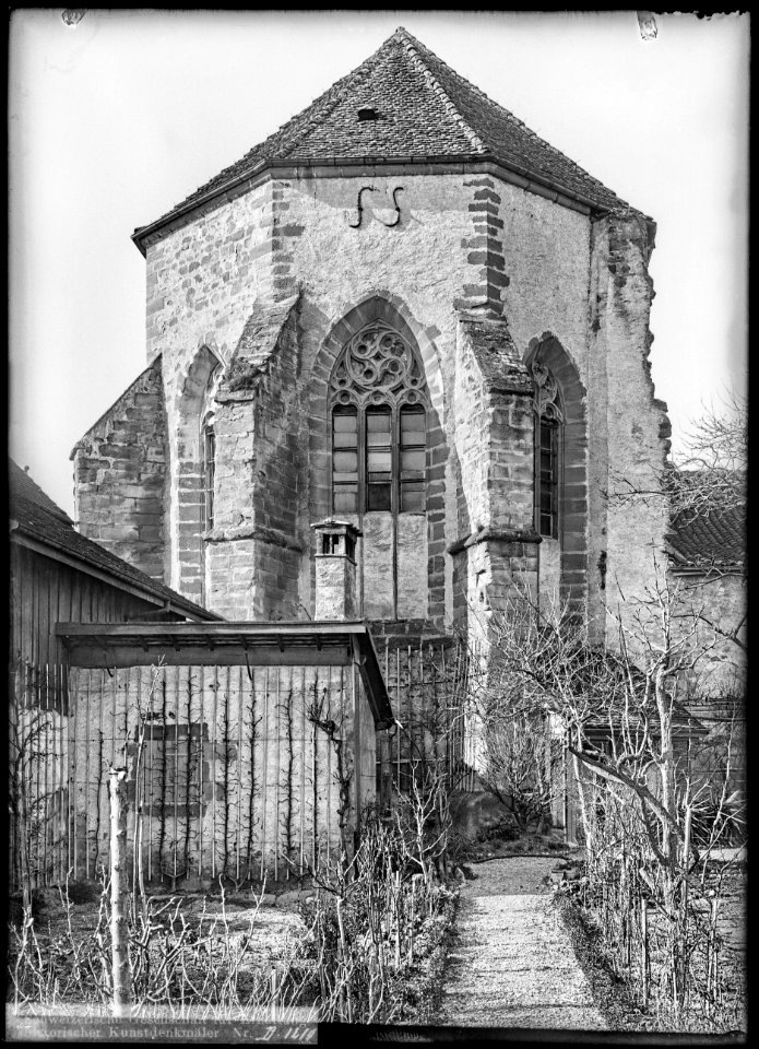 CH-NB - Coppet, Église, Façade, vue partielle - Collection Max van Berchem - EAD-8740