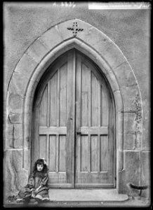 CH-NB - Corsier (GE), Église, Portail, vue d'ensemble - Collection Max van Berchem - EAD-8750