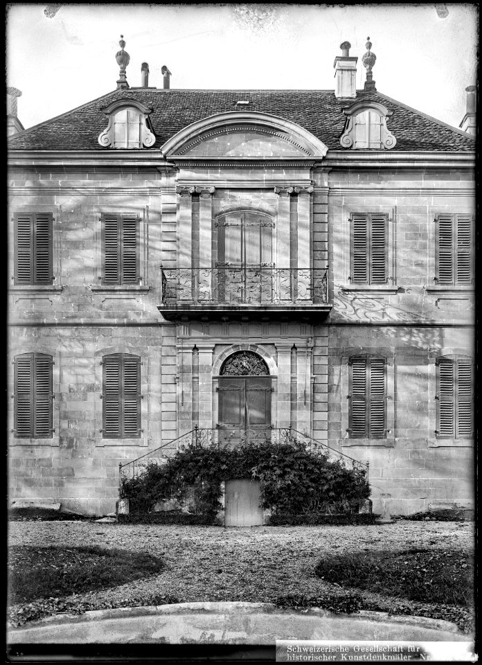 CH-NB - Céligny, Maison, Façade, vue partielle - Collection Max van Berchem - EAD-8752